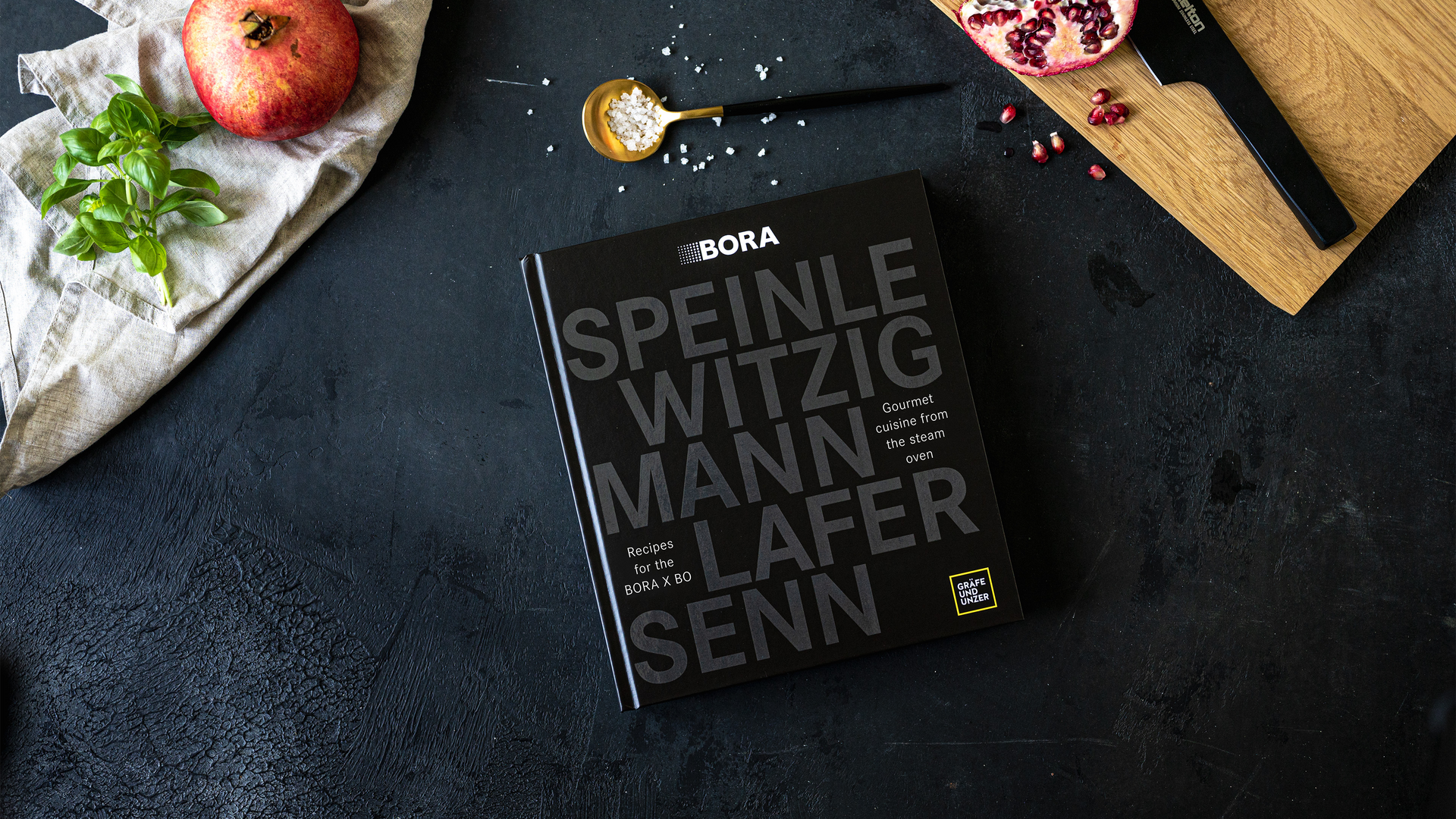 BORA celebrates the new BORA X BO steam oven with a designated cookbook