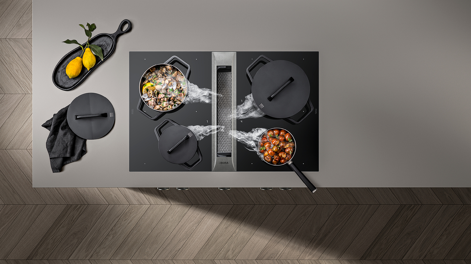 BORA Pots and Pans: cookware for exacting standards