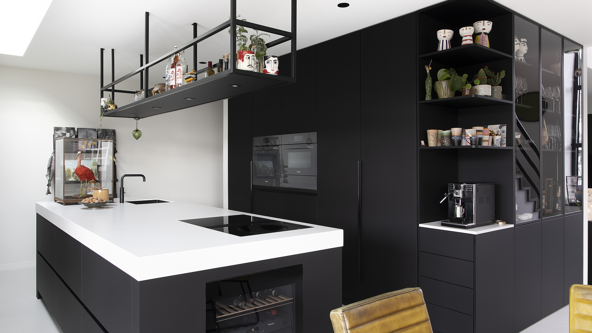 A modern kitchen jungle