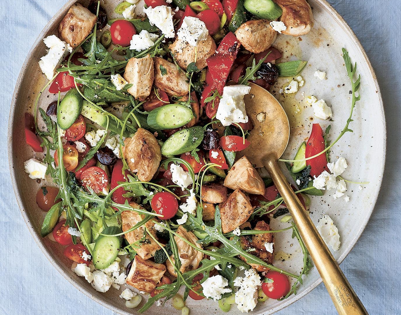 Insalata di pollo alla greca