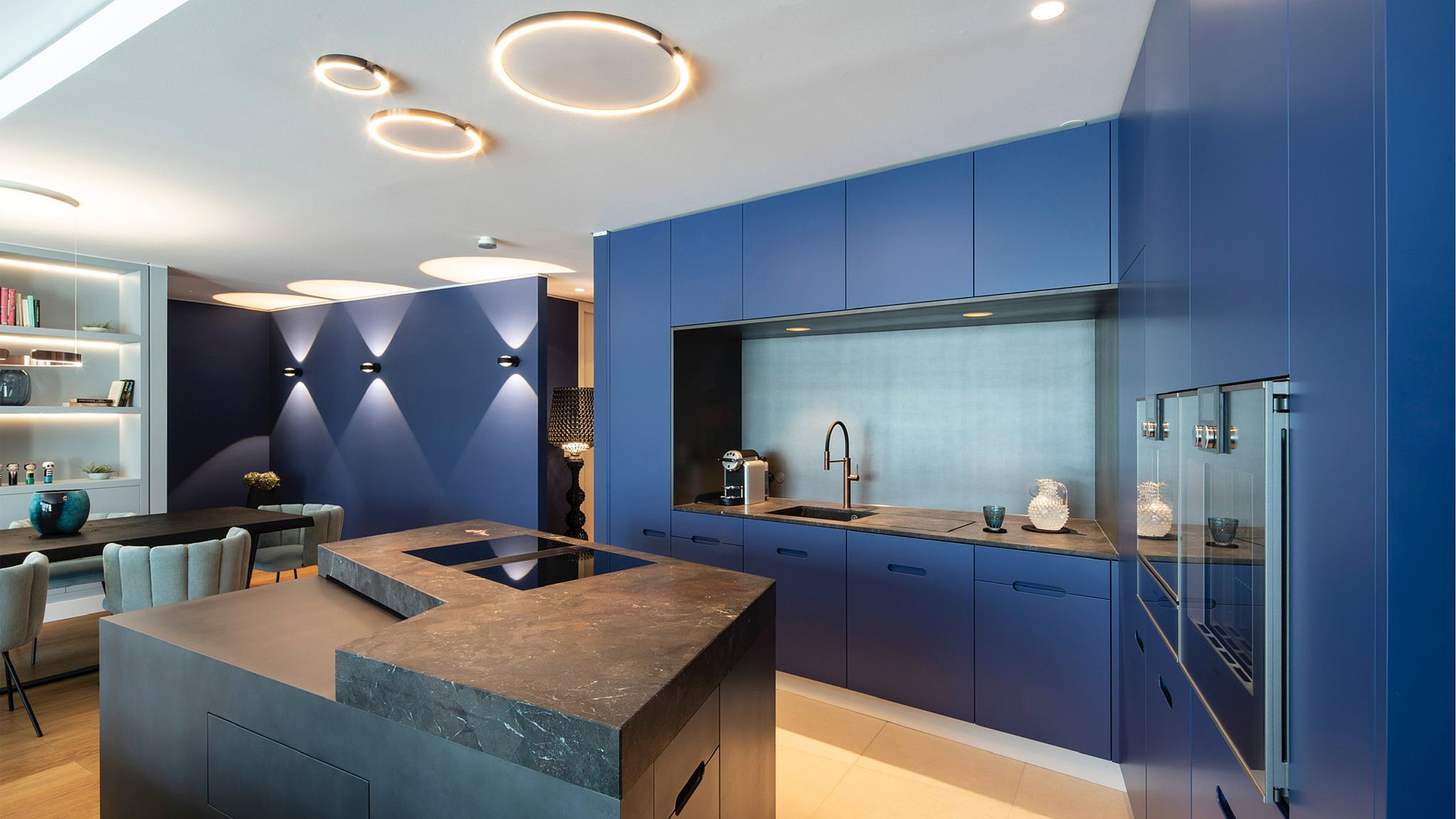 A kitchen dream come true in blue