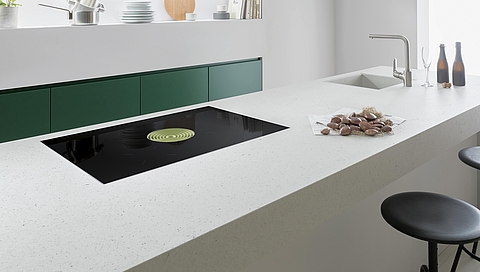 BORA Pure - cocina jade - primer plano