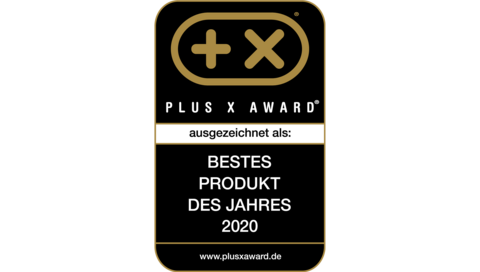 Logo - Plus X Award - Bestes Produkt des Jahres 2020