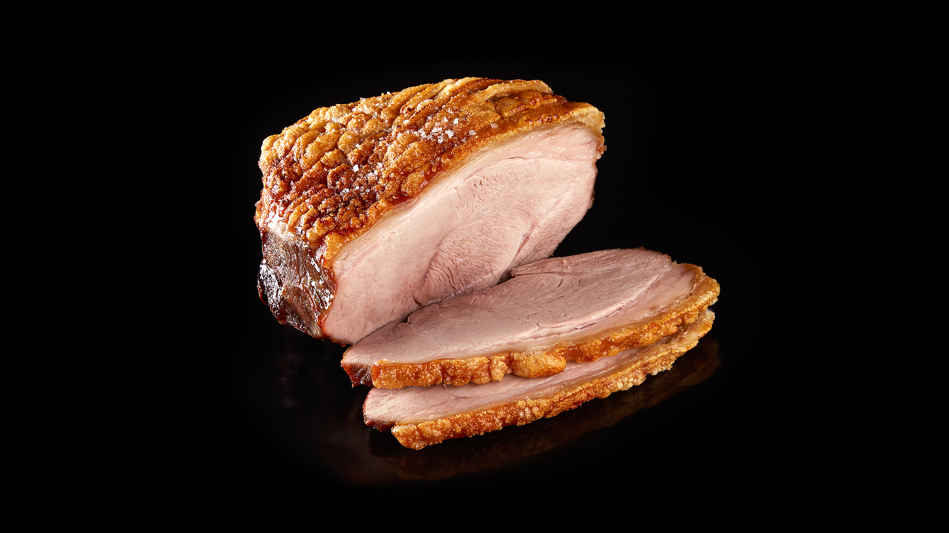 Roast pork with crackling 