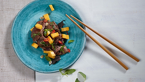 Salade au boeuf