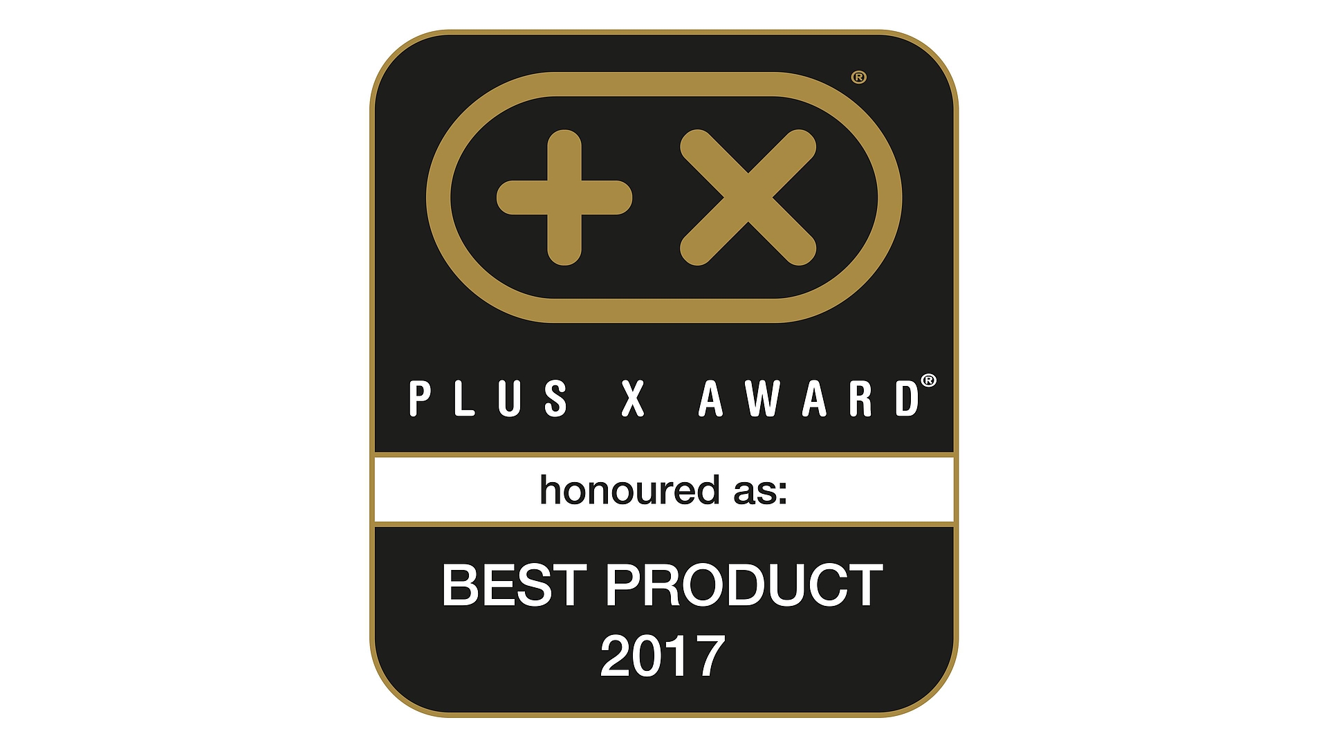 Plus X Award Best Product 2017