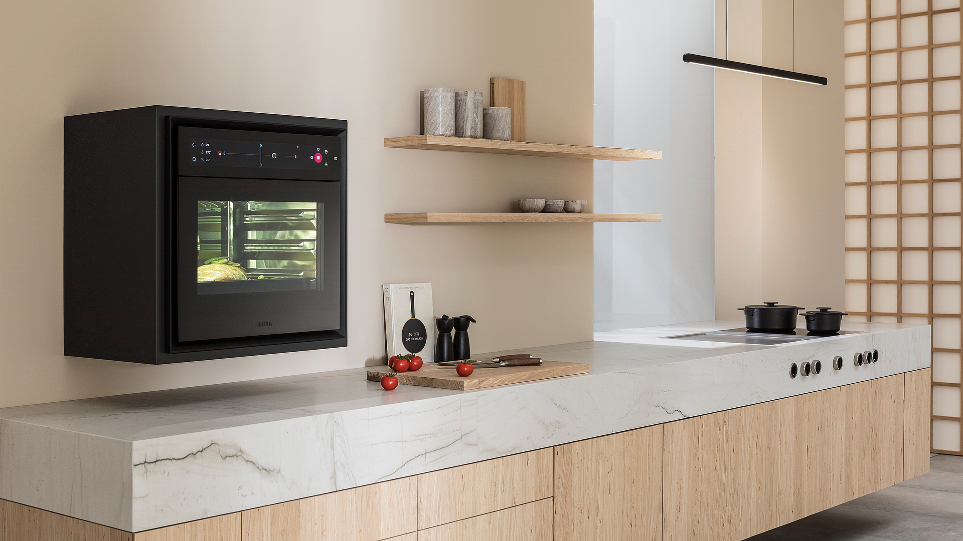 BORA X BO – the flex oven: the new comfort of cooking