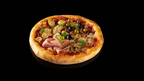 Pizza and topping