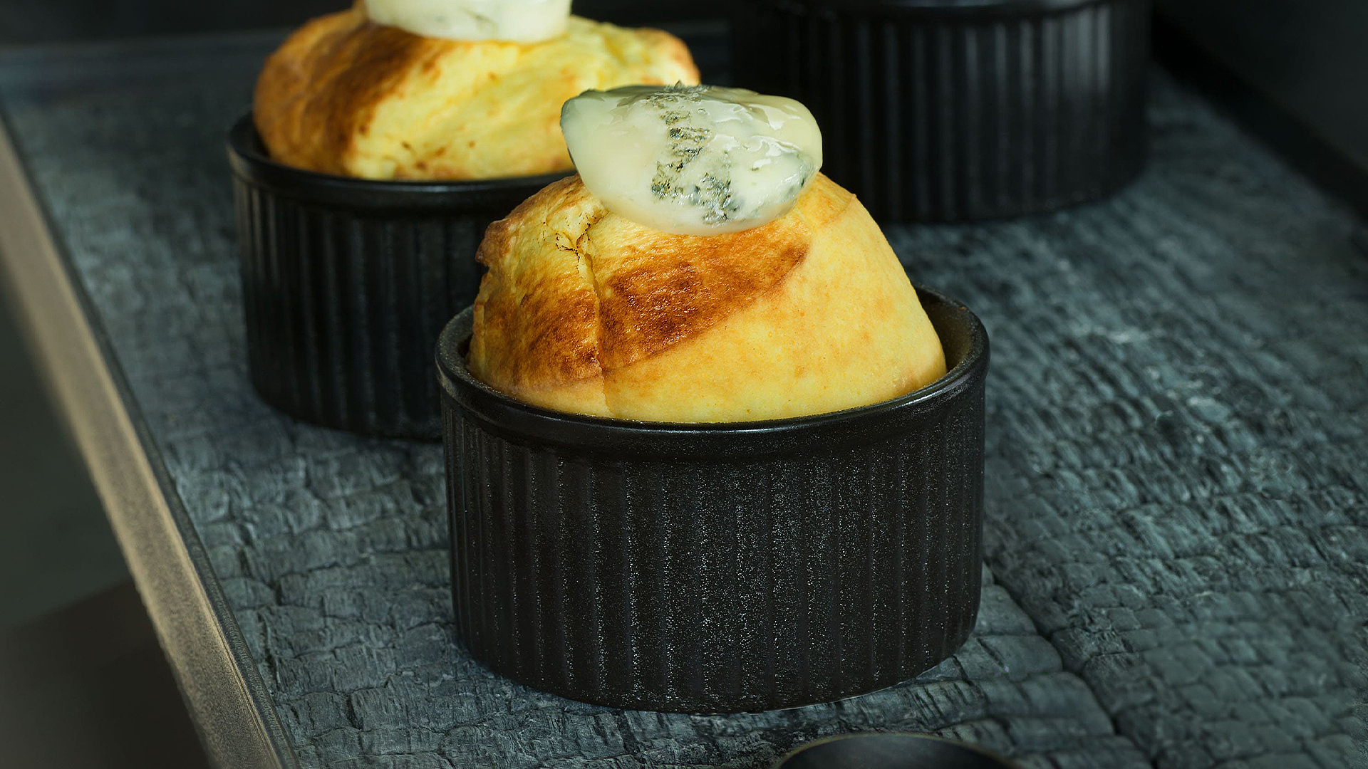 Soufflé au fromage et pomme de terre