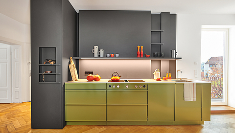 Steel kitchens as colourful as a vegetable garden
