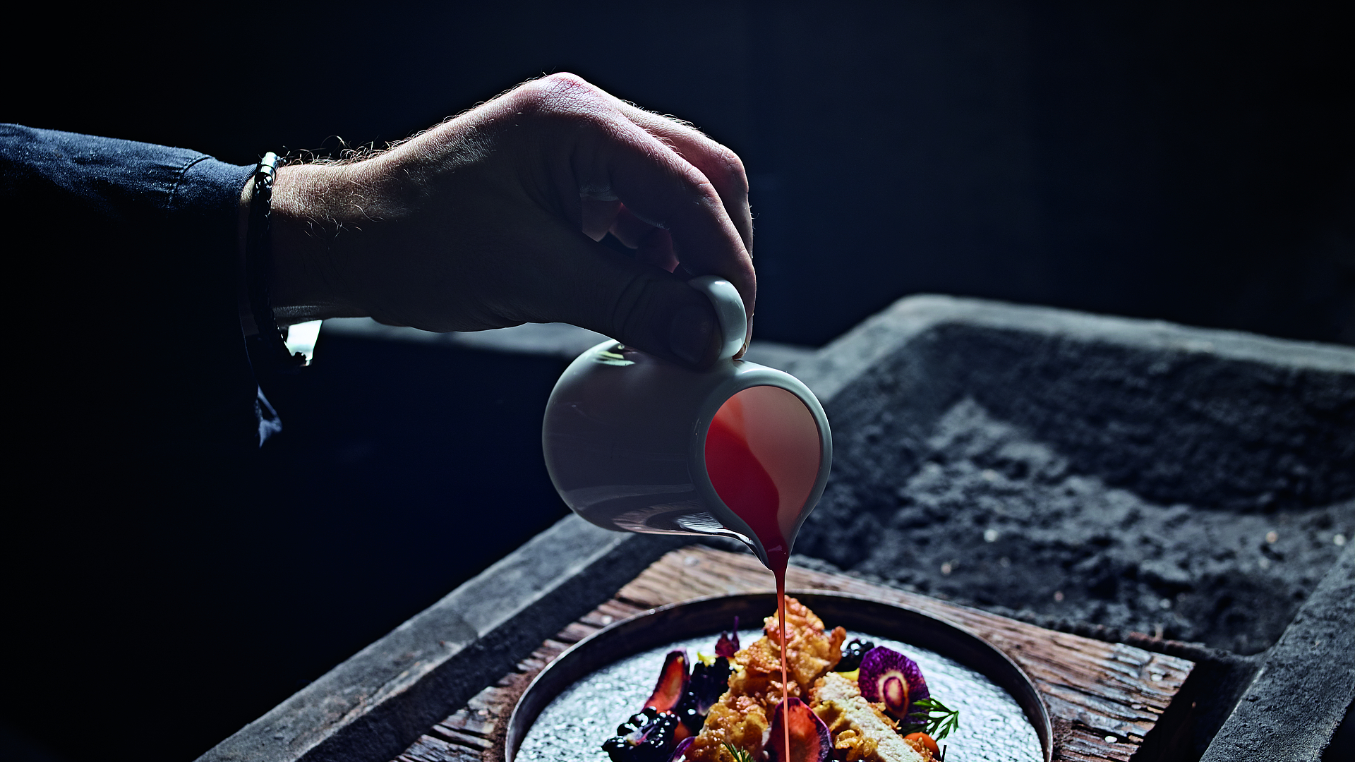 breast of guinea fowl with cornflakes berries