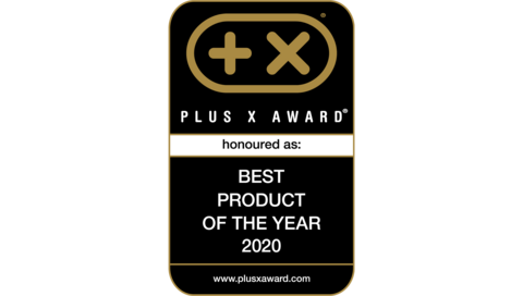 Logo Plus X Award Best Product 2020