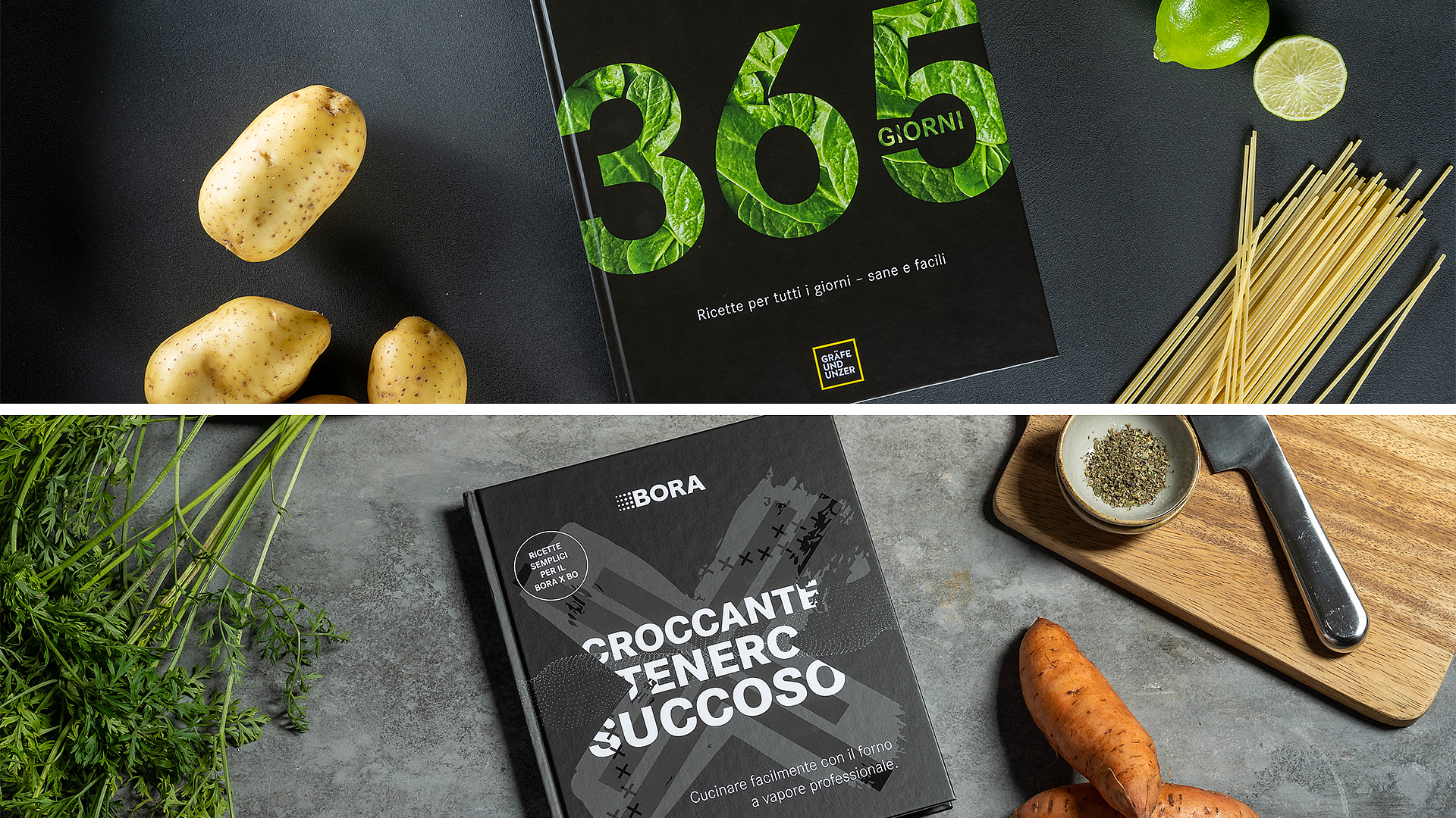 I libri di cucina di BORA portano una ventata d’aria fresca in cucina tutti i giorni