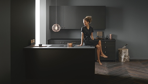 BORA Pure - Kitchen black