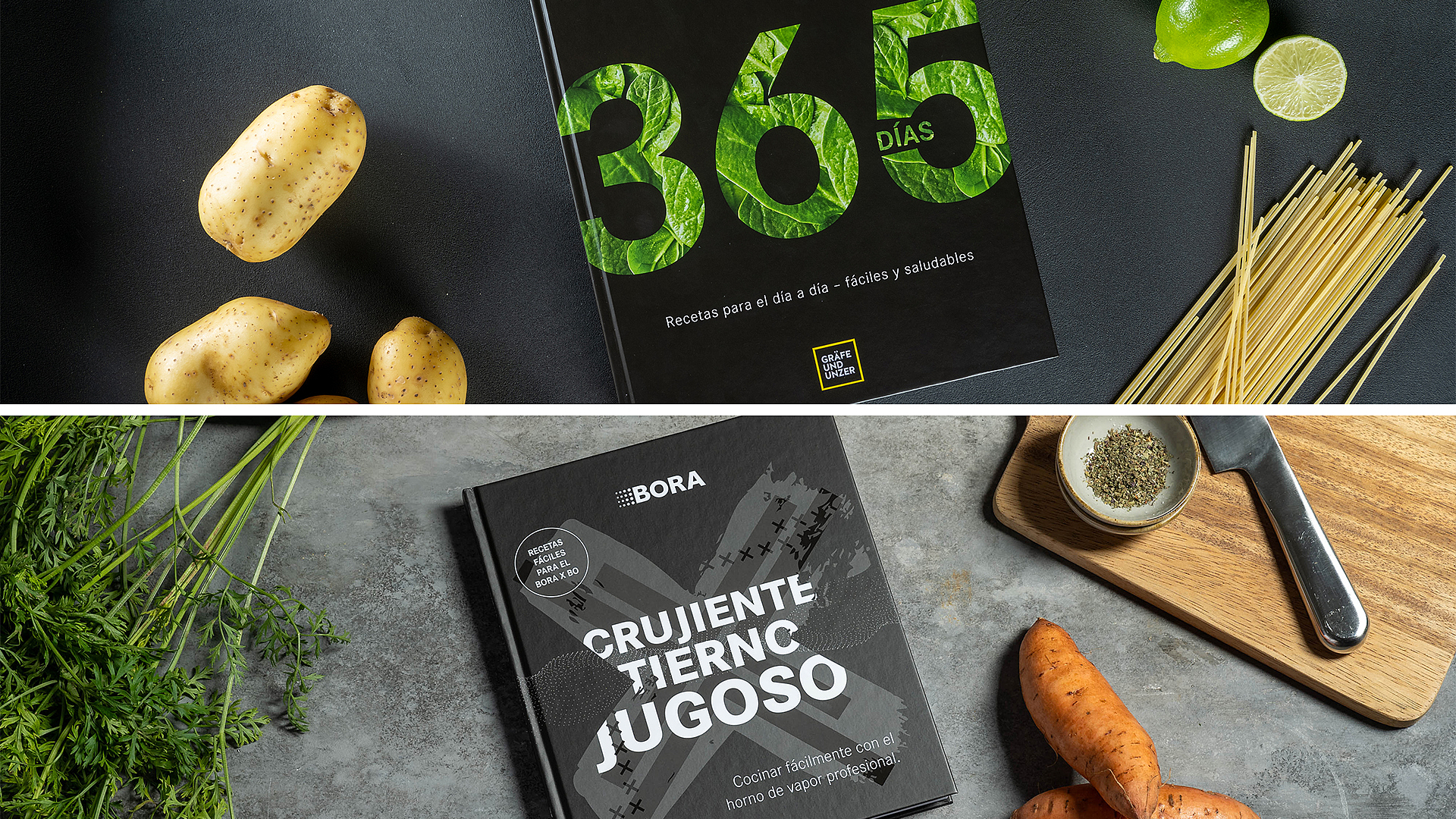 Los libros de cocina BORA son un soplo de aire fresco para la cocina del día a día