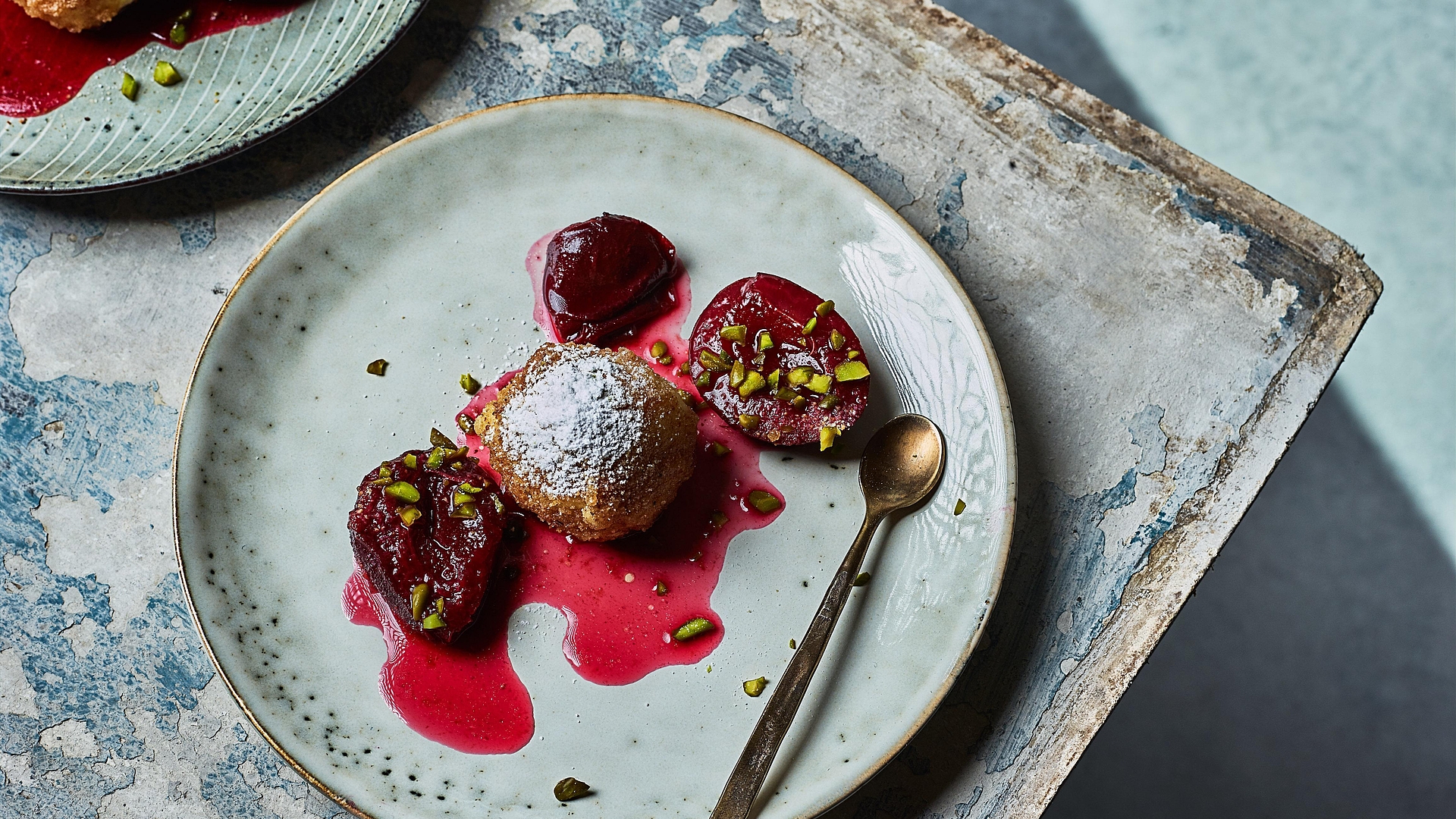 Topfenknödel mit Zwetschgen