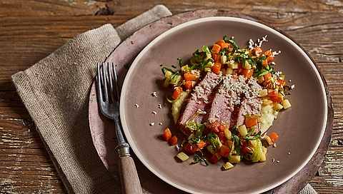 Veal with root vegetables