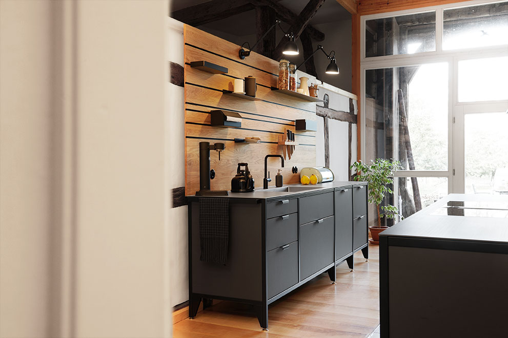 A modern kitchen in an old farmhouse, BORA