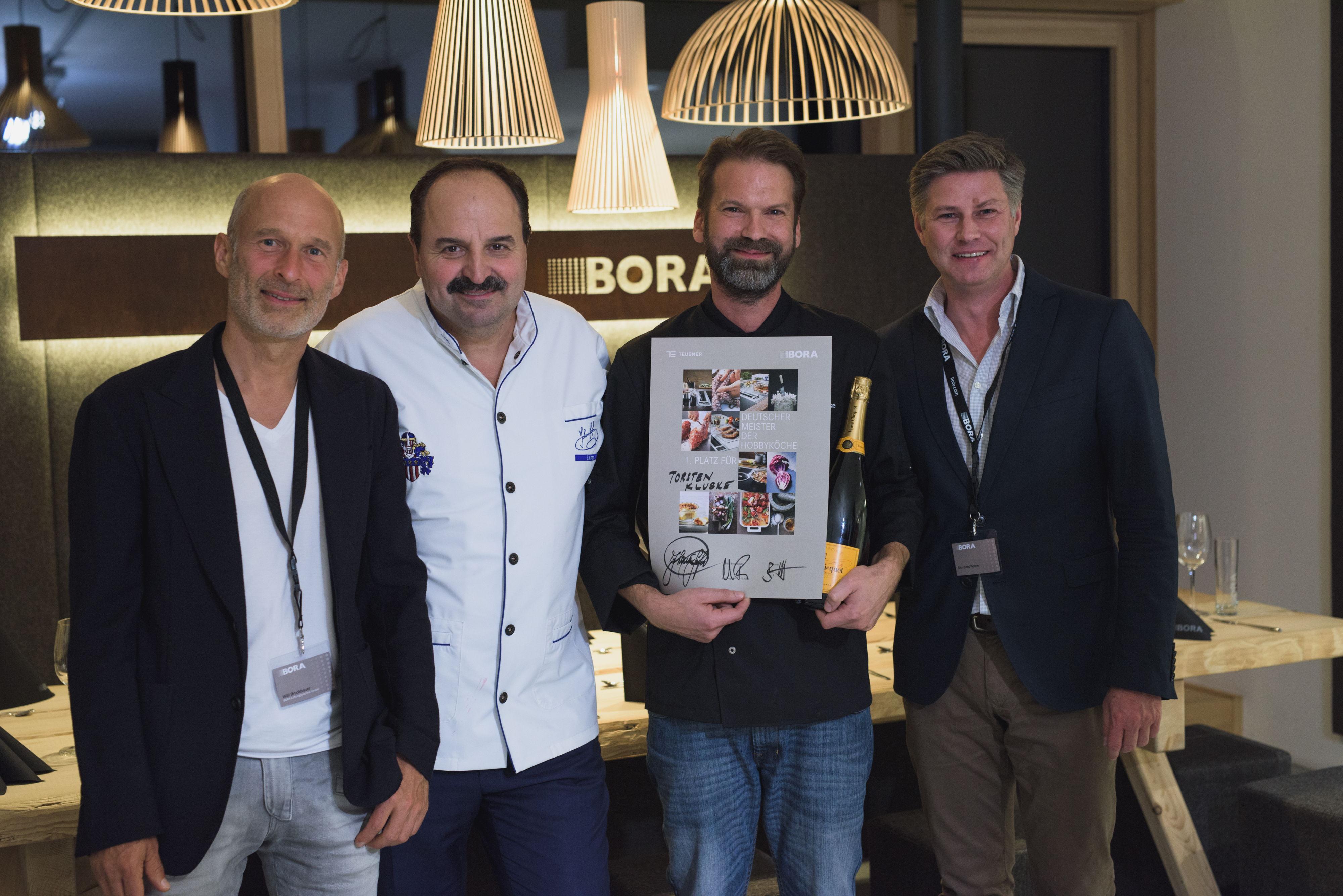 Sieger mit Jury