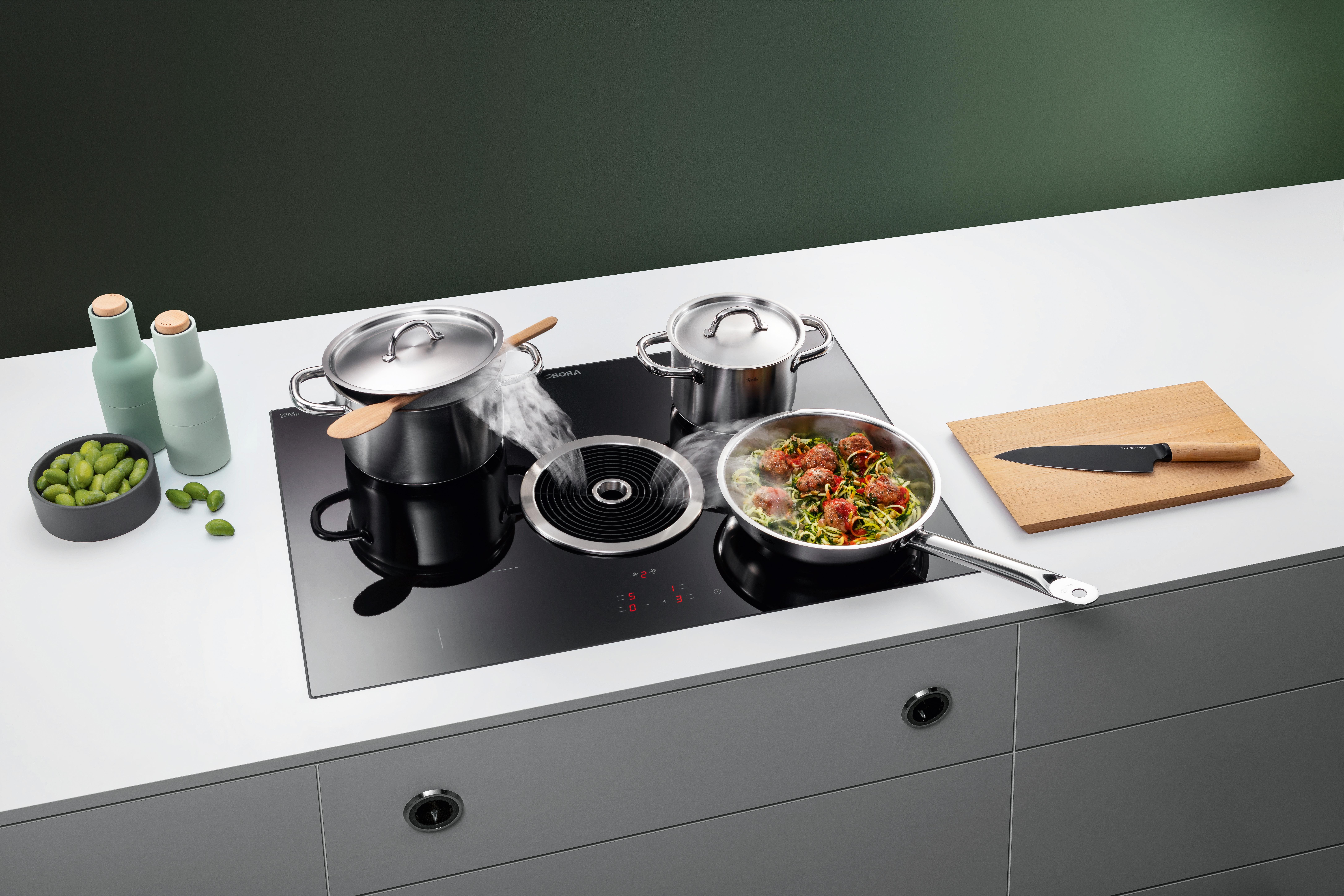 BORA Basic: cooktop and cooktop extractor as a compact system for any  kitchen | BORA